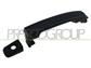 FRONT DOOR HANDLE LEFT-OUTER-SMOOTH-BLACK-WITH KEY HOLE