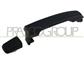 FRONT DOOR HANDLE RIGHT+REAR RIGHT/LEFT-OUTER-SMOOTH-BLACK-WITHOUT KEY HOLE