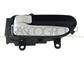 FRONT/REAR DOOR HANDLE LEFT-INNER-WITH CHROME LEVER-BLACK HOUSING