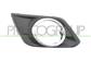 BUMPER GRILLE LEFT-BLACK-WITH FOG LAMP HOLE-WITH CHROME FRAME