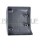 FRONT PILLAR MOLDING LEFT-GRAY-TEXTURED FINISH-WITH FIXING CLIPS