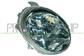 HEADLAMP RIGHT H4 ELECTRIC-WITH MOTOR