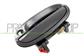 FRONT DOOR HANDLE LEFT-OUTER-SMOOTH-BLACK-WITH KEY HOLE