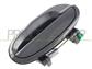 REAR DOOR HANDLE RIGHT-OUTER-SMOOTH-BLACK