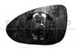 MIRROR GLASS BASE RIGHT-CONVEX-CHROME