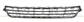 FRONT BUMPER GRILLE-LOWER-BLACK-GLOSSY-WITH CHROME MOLDING