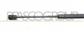 TAILGATE GAS SPRING RIGHT/LEFT - 655 N - L 465 mm - S 145 mm - Ø 18 mm - Ø 8 mm