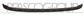 REAR BUMPER MOLDING-CENTRE-BLACK-TEXTURED FINISH MOD. 3/5 DOOR