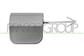 REAR BUMPER TOW HOOK COVER-SILVER