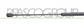 MOLLA A GAS DESTRA/SINISTRA PORTELLONE POSTERIORE - 460 N - L 570 mm - C 240 mm - Ø 18 mm - Ø 8 mm