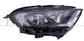 OPTICA DERECHA H1+H18 ELECTRICA-CON MOTOR-CON LUZ DIURNA-NEGRA-LED