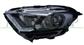 HEADLAMP LEFT H1+H18 ELECTRIC-WITH MOTOR-WITH DAY RUNNING LIGHT-BLACK-LED