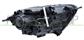 HEADLAMP LEFT H1+H18 ELECTRIC-WITH MOTOR-WITH DAY RUNNING LIGHT-BLACK-LED