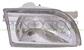 HEADLAMP RIGHT H4 ELECTRIC-WITHOUT MOTOR-GLASS LENS