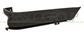 REAR BUMPER END CUP RIGHT-UPPER-GRAY-TEXTURED FINISH