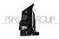 DOOR MIRROR LEFT-MANUAL BLACK-WITH LAMP-CONVEX-CHROME