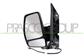 DOOR MIRROR LEFT-ELECTRIC-BLACK-HEATED-WITH LAMP-CONVEX-CHROME