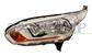 HEADLAMP LEFT H7+H15 ELECTRIC-WITH MOTOR-CHROME