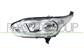 HEADLAMP LEFT H7+H15-ELECTRIC-WITH MOTOR-CHROME MOD. 15 >