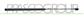 GASDRUCKFEDER HECKKLAPPE RECHTS/LINKS - 210 N - L 569 mm - H 240 mm - Ø 18 mm - Ø 8 mm