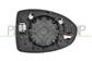 MIRROR GLASS BASE LEFT-HEATED-WITH BLIS-CONVEX