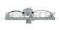FRONT WINDOW REGULATOR MECHANISM LEFT