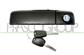 FRONT DOOR HANDLE LEFT-OUTER-BLACK-WITH KEY HOLE-WITH DOOR LATCH AND SET OF DESMO KEY