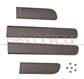 KIT MOLDURAS PUERTA - 4 PIEZAS CON ADHESIVO DE DOBLE CARA Y PINZAS
