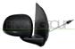 DOOR MIRROR RIGHT-CABLE-BLACK-CONVEX-CHROME