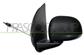 DOOR MIRROR LEFT-CABLE-BLACK-CONVEX-CHROME