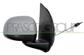 DOOR MIRROR RIGHT-CABLE-PRIMED-CONVEX-CHROME
