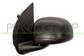 DOOR MIRROR LEFT-ELECTRIC-BLACK-CONVEX-3 PINS