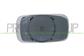MIRROR GLASS BASE LEFT-HEATED-CONVEX-CHROME
