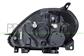 OPTICA DERECHA H4 ELECTRICA-CON MOTOR-GRIS