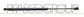 GASDRUCKFEDER HECKKLAPPE RECHTS/LINKS - 480 N - L 473 mm - H 175 mm - Ø 18 mm - Ø 8 mm