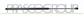 TAILGATE GAS SPRING RIGHT/LEFT-740 N-L 603 mm-S 220 mm-Ø 18 mm-Ø 8 mm MOD. STATION WAGON