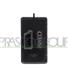 INTERRUPTEUR LEVE-VITRE NOIR-PORTE AVANT DROITE-4 BROCHES