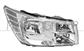 HEADLAMP RIGHT H11+HB3 ELECTRIC-WITH MOTOR