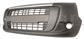 FRONT BUMPER-BLACK-WITH FOG LAMP HOLES-WITH SILVER BAND-UPPER