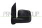 DOOR MIRROR LEFT-CABLE-BLACK-CONVEX-CHROME
