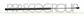 TAILGATE GAS SPRING RIGHT/LEFT - 670 N - L 600 mm - S 213 mm - Ø 18 mm - Ø 8 mm