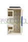 INTERRUPTEUR LEVE-VITRE NOIR-PORTE AVANT DROITE-6 BROCHES