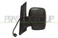 DOOR MIRROR LEFT-ELECTRIC-BLACK-HEATED-FOLDABLE-CONVEX-CHROME-SINGLE GLASS