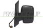 DOOR MIRROR LEFT-ELECTRIC-HEATED-FOLDABLE-PRIMED-SINGLE GLASS-CONVEX-CHROME