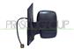 DOOR MIRROR LEFT-ELECTRIC-BLACK-HEATED-CONVEX-CHROME-DOUBLE GLASS