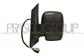 DOOR MIRROR LEFT-ELECTRIC-BLACK-HEATED-FOLDABLE-DOUBLE GLASS-CONVEX-CHROME