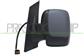 DOOR MIRROR LEFT-ELECTRIC-HEATED-FOLDABLE-PRIMED-DOUBLE GLASS-CONVEX-CHROME