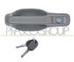 FRONT DOOR HANDLE RIGHT-OUTER-GRAY-WITH KEY HOLE-WITH KEYSET