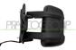 ESPEJO IZQUIERDO-ELECTRICO-NEGRO-TERMICO-CON PILOTO BLANCO-CON SONDA-BRAZO CORTO-BRAZO MEDIO-CONVEXO-10 PINES