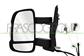 DOOR MIRROR LEFT-ELECTRIC-HEATED-BLACK-WITH SENSOR-WITH AMBER LAMP-SHORT ARM-CONVEX-MEDIUM ARM-8 PINS